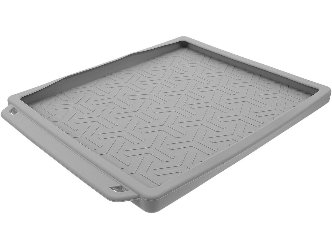 Housse Protection Antenne Satellite 55cm Silicone Étanche Gris Foncé, Étui Anti-chocs/anti-poussière