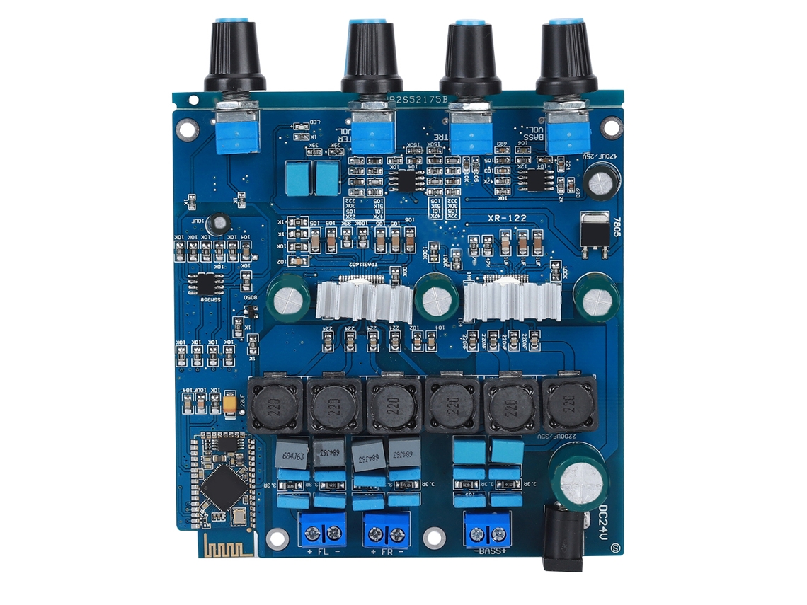 Hkj placa Amplificadora Digital Amp Tpa3116 200w Potência Alta Acessório Áudio Bluetooth 2.1