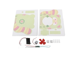 Mali kit de Experimentos de Ventilador Elétrico com Controle por Voz para Crianças Brinquedo Educativo Científico