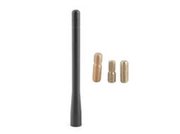 Antena curta universal AM/FM de liga de alumínio de 4,7" compatível com Chevy Silverado 1500 (ano 2007-2019) Slowmoose