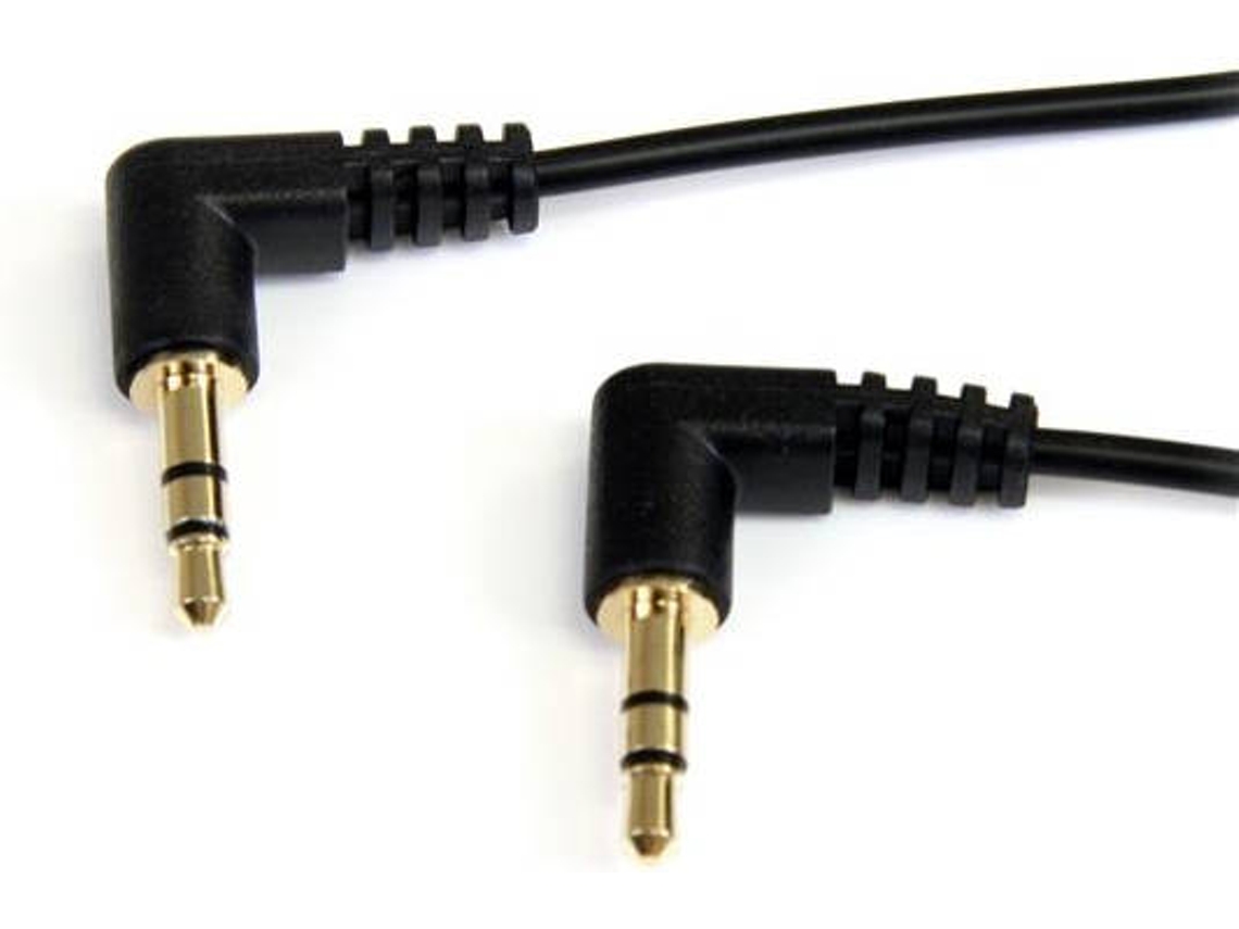 Cabo de Áudio STARTECH (Jack 3.5mm - 1.8 m - Preto)