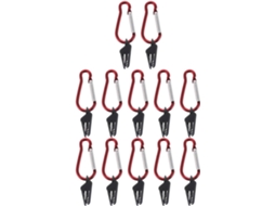 Conjunto Pretyzoom com 12 clipes resistentes ao vento para lona de proteção solar, clipes de alumínio e plástico para