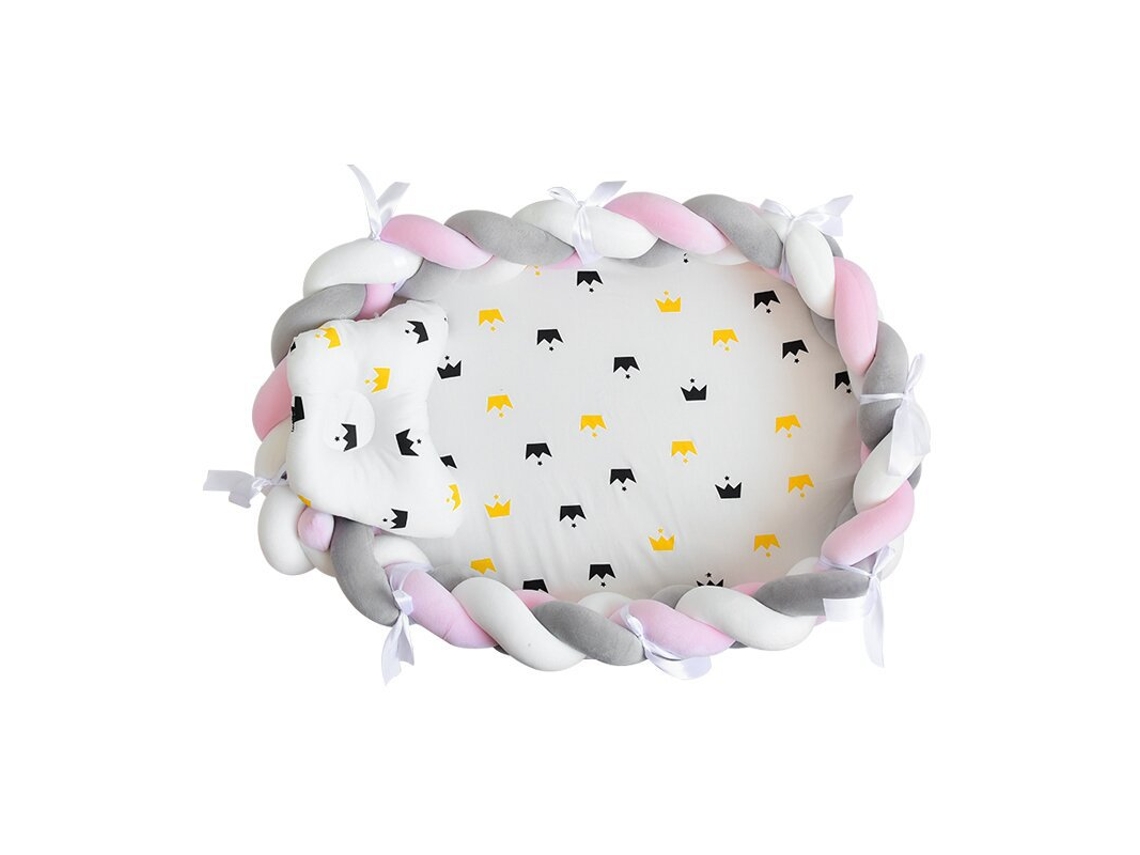 Ninho de Bebé Portátil com Almofada de Cabeça DIGITALLAB (coroa/50x80 Cm)