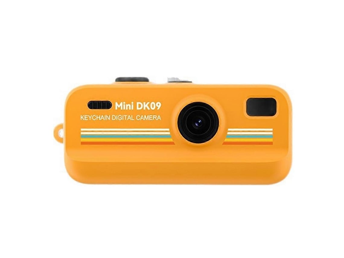 Mini Câmara Digital Portátil Com Zoom 16x, Ecrã De 0,96 Polegadas E Cartão De 32 Gb, Laranja