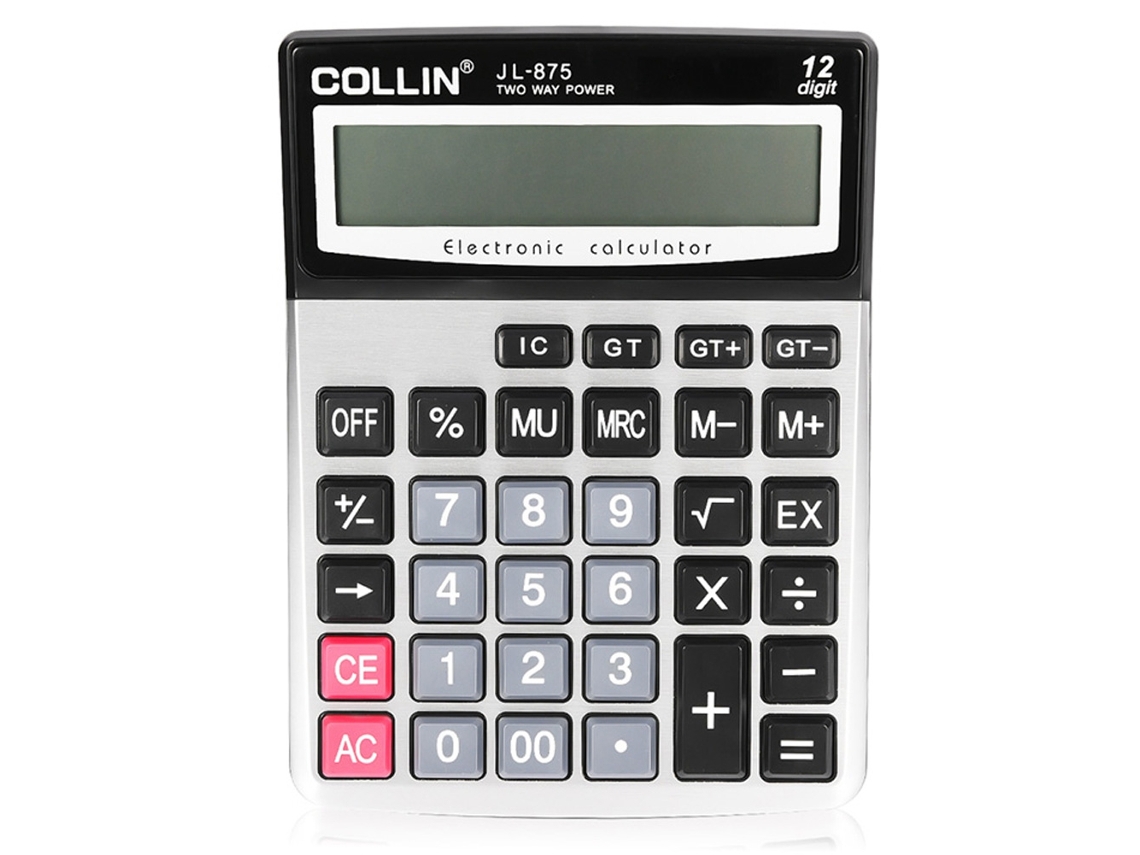 Calculadora Eletrônica Mesa Js 875 12 Dígitos