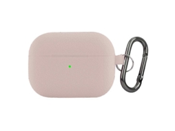 Capa protetora de silicone com textura de lichia para fones de ouvido sem fio AirPods Pro. GIECY