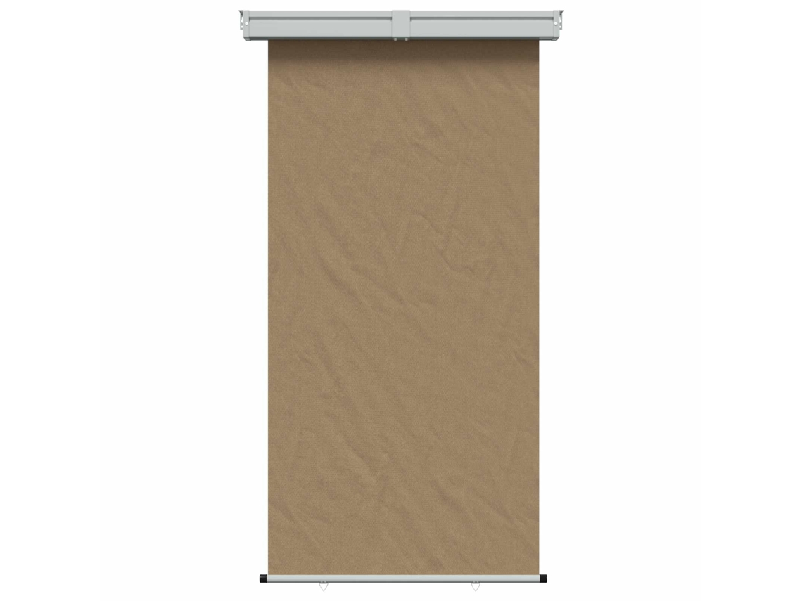 Vidaxl Toldo Lateral De Varanda 100% Poliéster, Ferro E Aço