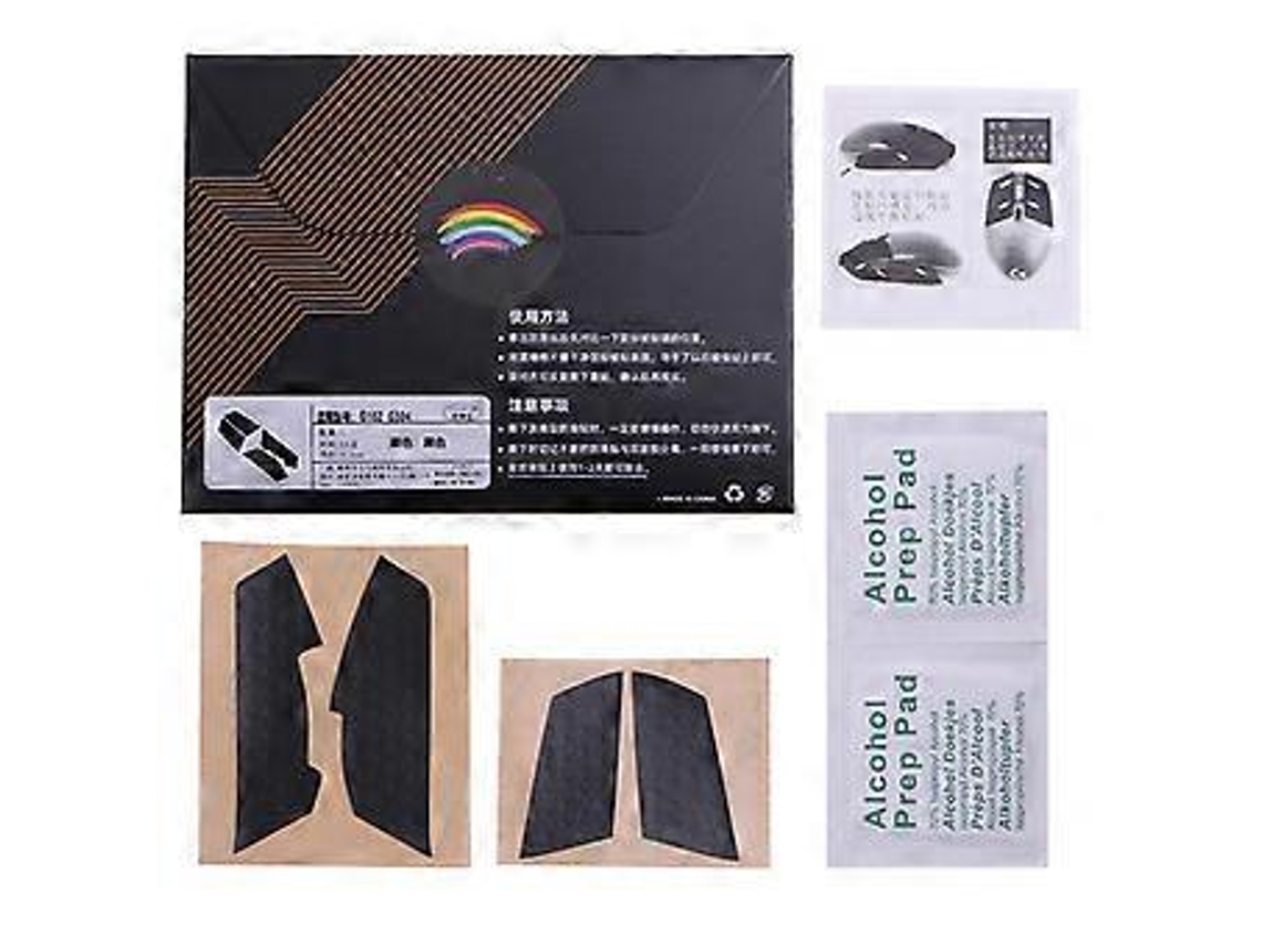Pele De Rato Antiderrapante E Absorvente De Suor Feita À Mão Para Mouse G102 G304, Design Autoadesivo, Fita Antiderrapante Slowmoose