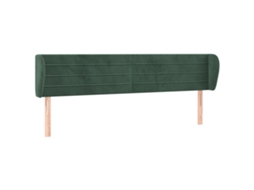 Headboard, Headboards Vidaxl Verde Veludo (183 X 23 X 78/88 Cm)