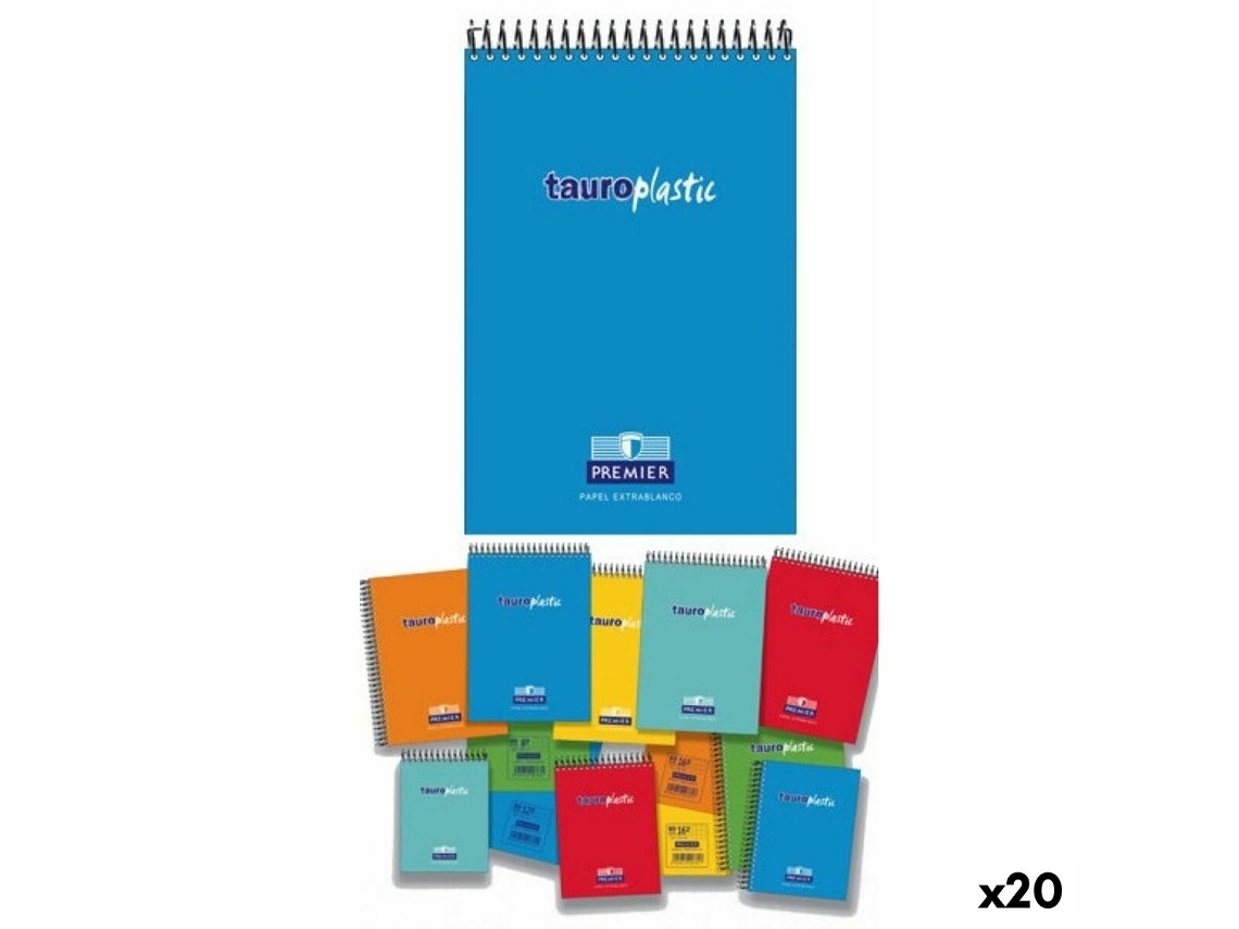 Bloco de Notas Tauroplastic 1/12 80 Folhas 20 Unidades