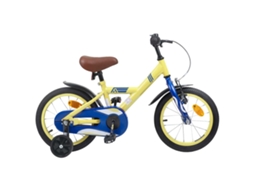 Vidaxl Bicicleta Infantil 14 Polegadas Para 3 A 5 Anos Amarelo