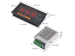 Controlador De Velocidade Pwm Dc Motor Laxiscreed Com Visor Digital E Controlo De Seis Canais