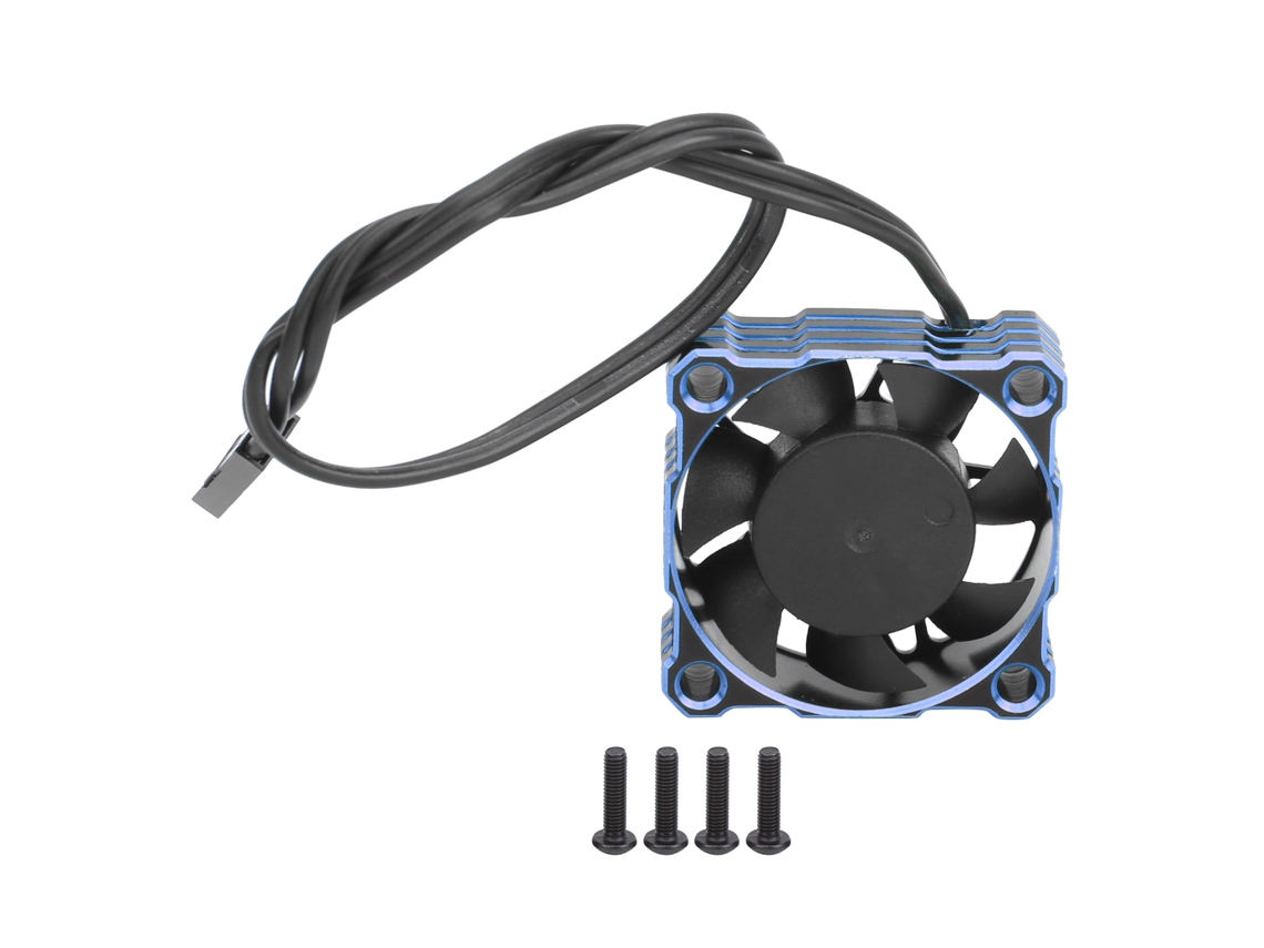 Ventoinha Carro Rc À Prova D'água 16000rpm 30x30mm 5 9v Azul
