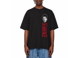 Rockinstone Scarface Movie Tall Left Black Adult T-shirt Size:s