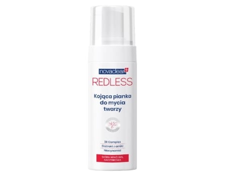 Espuma De Limpeza Calmante Redless Novaclear, 100 Ml Equalan Pharma