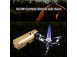Fogão A Butano Portátil Plegável Para Camping 2670w