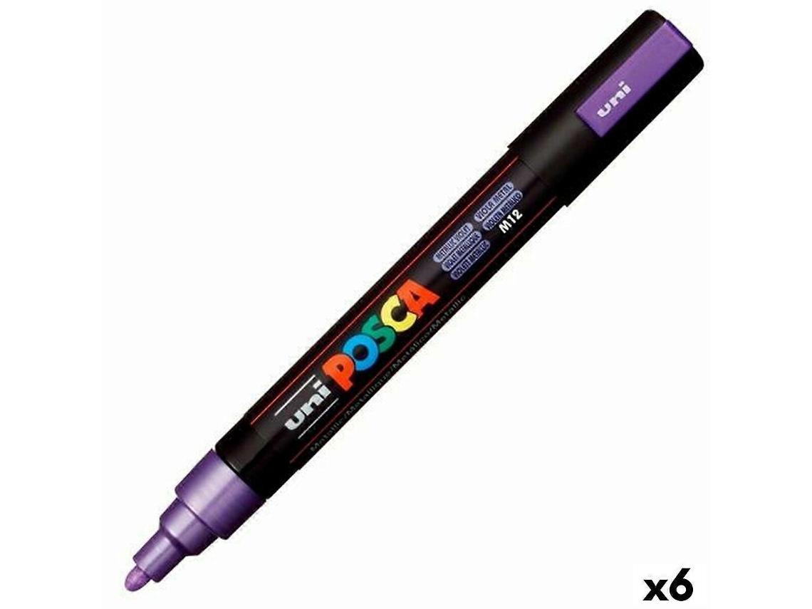 Marcadores Posca Pc 5m Violeta Olysi Shop (6 Unidades)