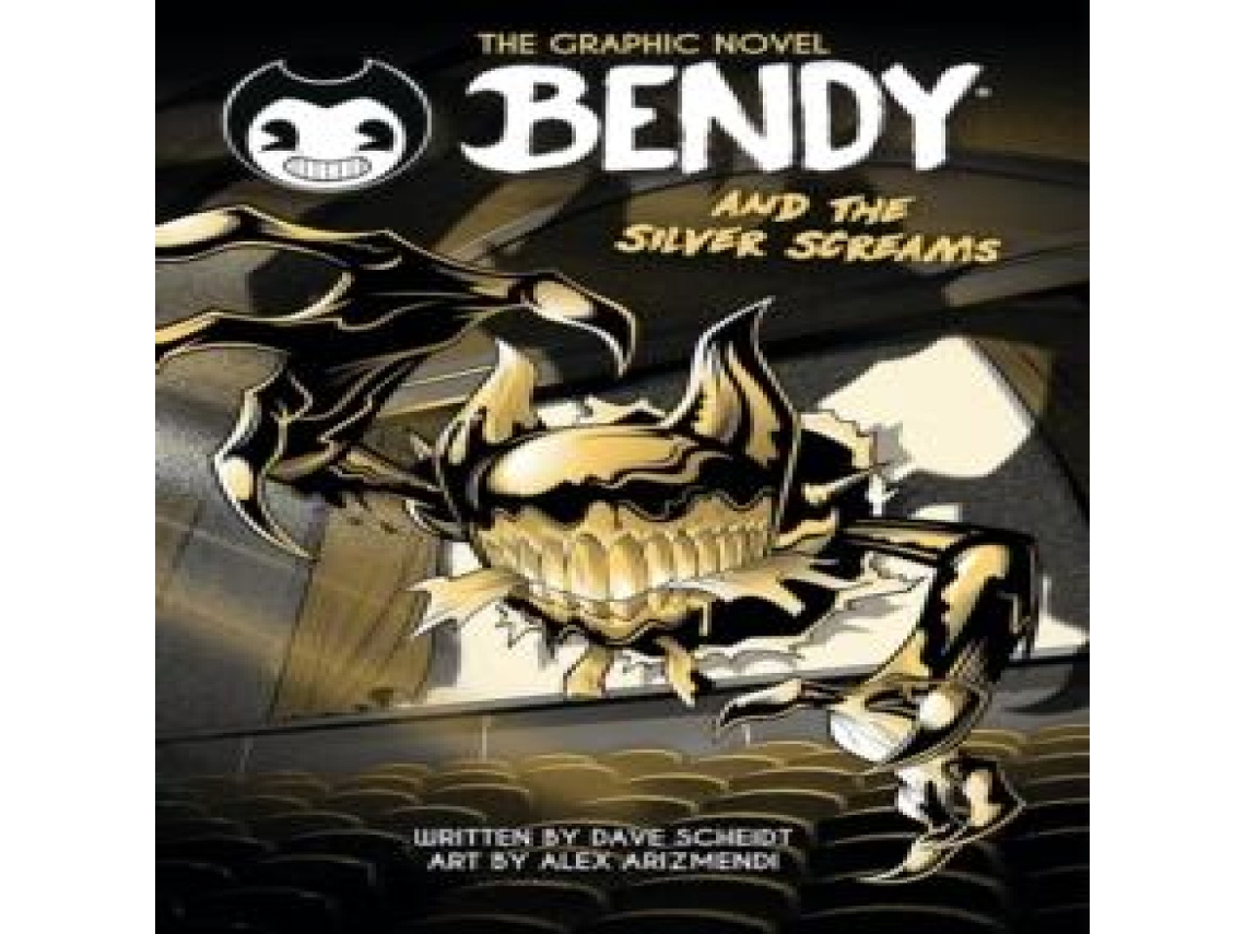 Livro Bendy Graphic Novel Bendy and the Silver Screams de Dave Scheidt (Inglês)