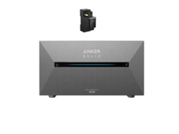 Kit Anker Solix Solarbank 2 E1600 Ac, Contador Inteligente, Central Fotovoltaica Para Balcão Plug And Play