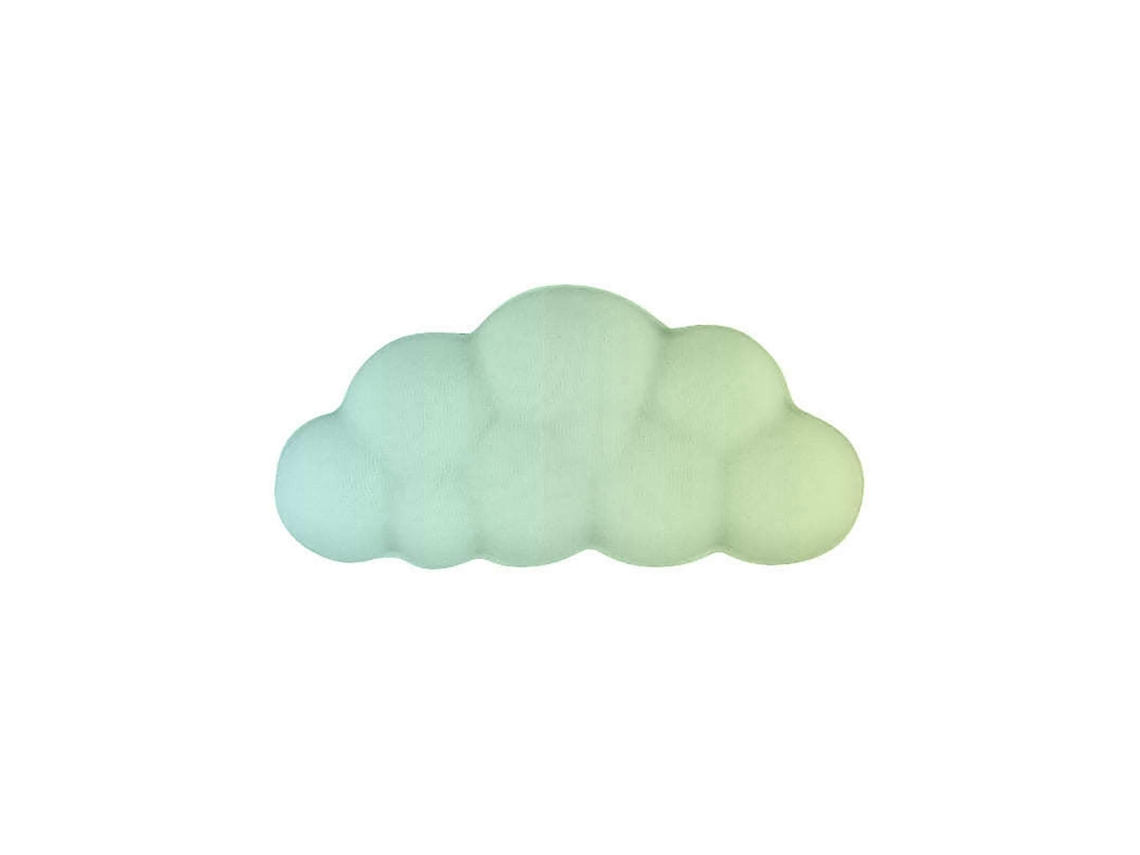 Mousepad Com Apoio Para Pulso Cloud: Base Antiderrapante, Design Com Gradiente De Arco-íris, Espuma Viscoelástica E Silicone Para Alívio Da Dor Em Jog