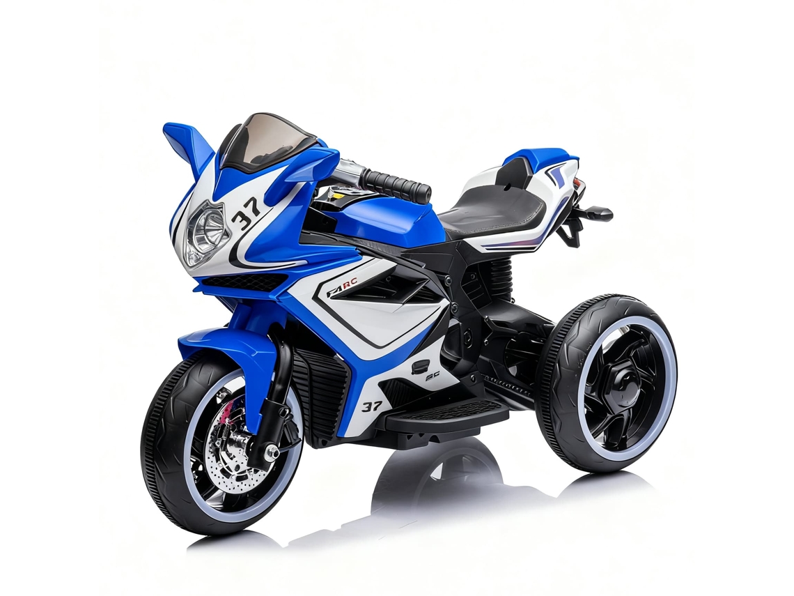 Motocicleta Elétrica Infantil Recarregável Com Partida Por Pedal, Música, Luzes E Rodas Iluminadas, Para Crianças De 3 A 4 Anos, Meninos E Meninas.
