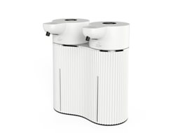 Cabeça Dupla Sensor Saboneteira, Máquina De Espuma Elétrica Para Máquina De Lavar Roupa, Parede Montado Saboneteira