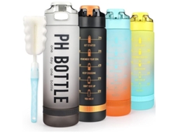 2026 botella de Agua 1l Deportiva Sin Bpa Ecológica Plástica Resistente Frío Calor Antigoteo