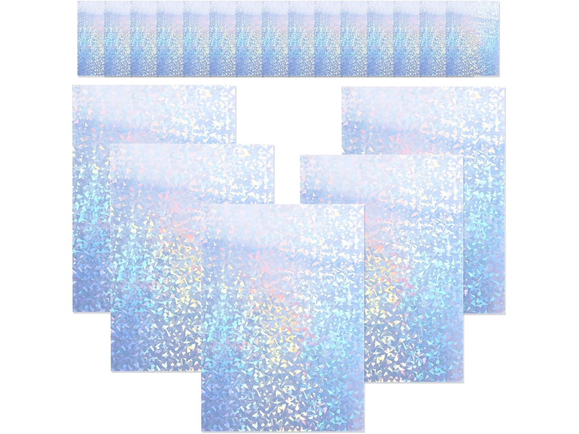 Tehaux - Pacote com 20 folhas de papel adesivo imprimível a laser para etiquetas, multiuso, material durável e adequado para diversos projetos.