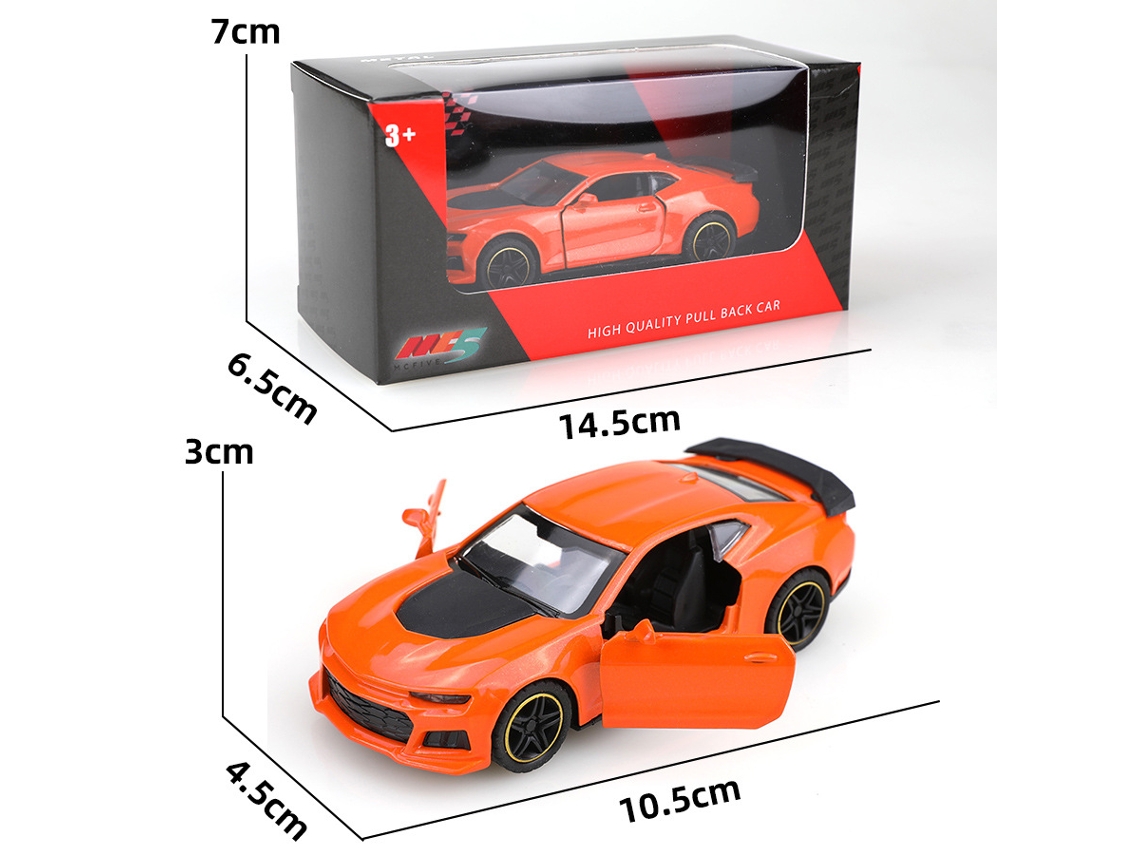 Miniatura de Carro em Metal Fundido, Escala 1/36, Brinquedo Infantil MDUG