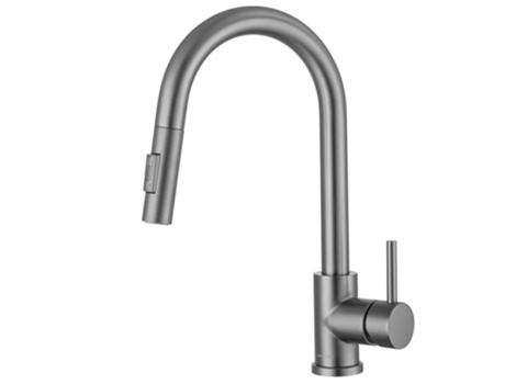 Torneira Misturadora Extraível de Cozinha LOMAZOO Mason Gun Metal