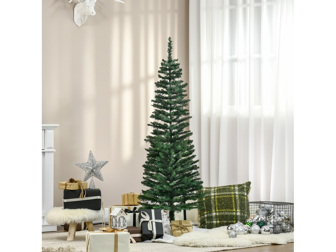 Árvore De Natal Artificial, Em Plástico, Cor Verde