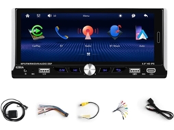Rádio Multimídia Automotivo Android de 13,6 e 9 Polegadas, 1 Din, Preto, Abs. SFUSHOS