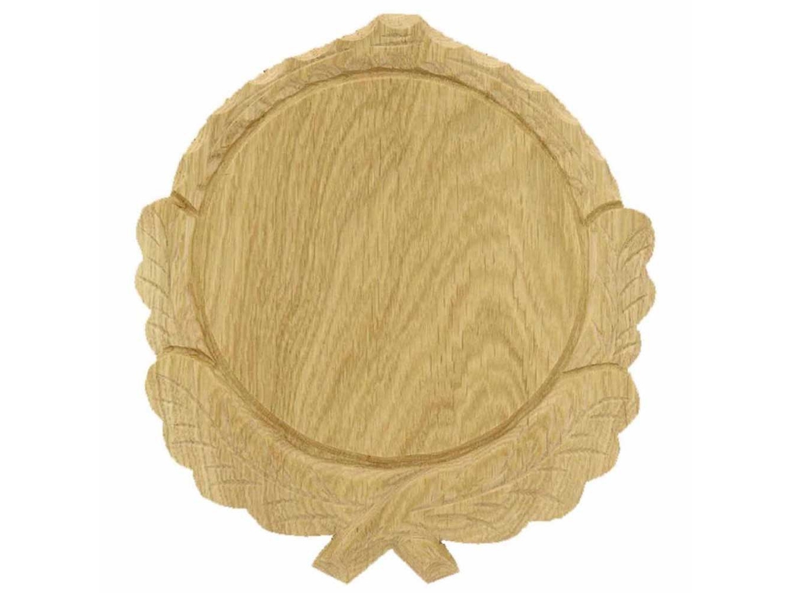 Escudo Entalhado Troféu Javali Castanho 21 Cmeurohunt