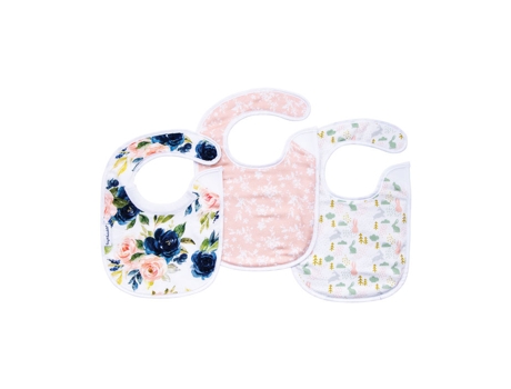 Pacote de 3 Babadores Blush Kaffle TINY TWINKLE