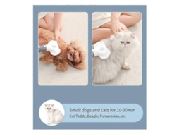 Secador de Pelos 3 em 1 para Cães e Gatos: Silencioso, com Escova e Pente para Tosar Filhotes e Gatinhos. TAISHENGDA