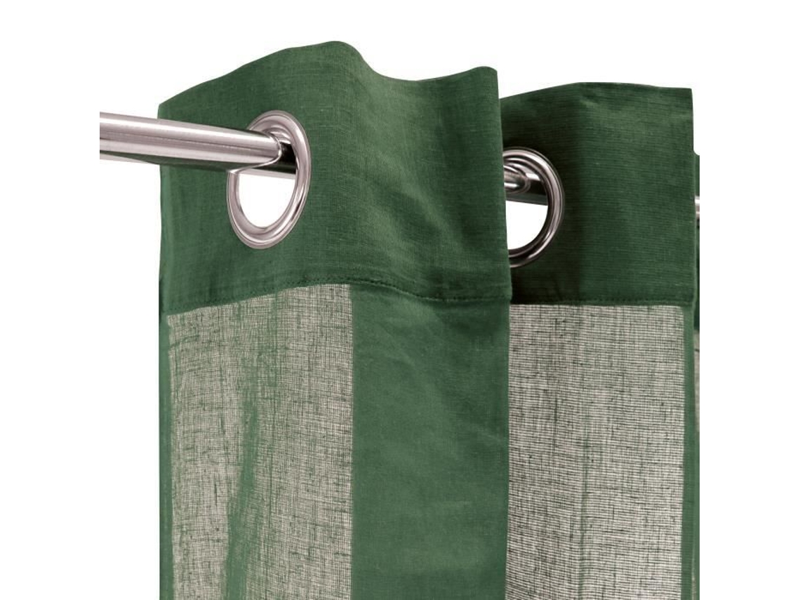 Voile 100% Algodão Verde Escuro 105x250 Cm THE DECO FACTORY