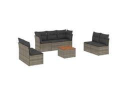 Garden Sofa Set, Garden Sofa Sets Vidaxl Cinzeto Rattan / Vime (n/a)