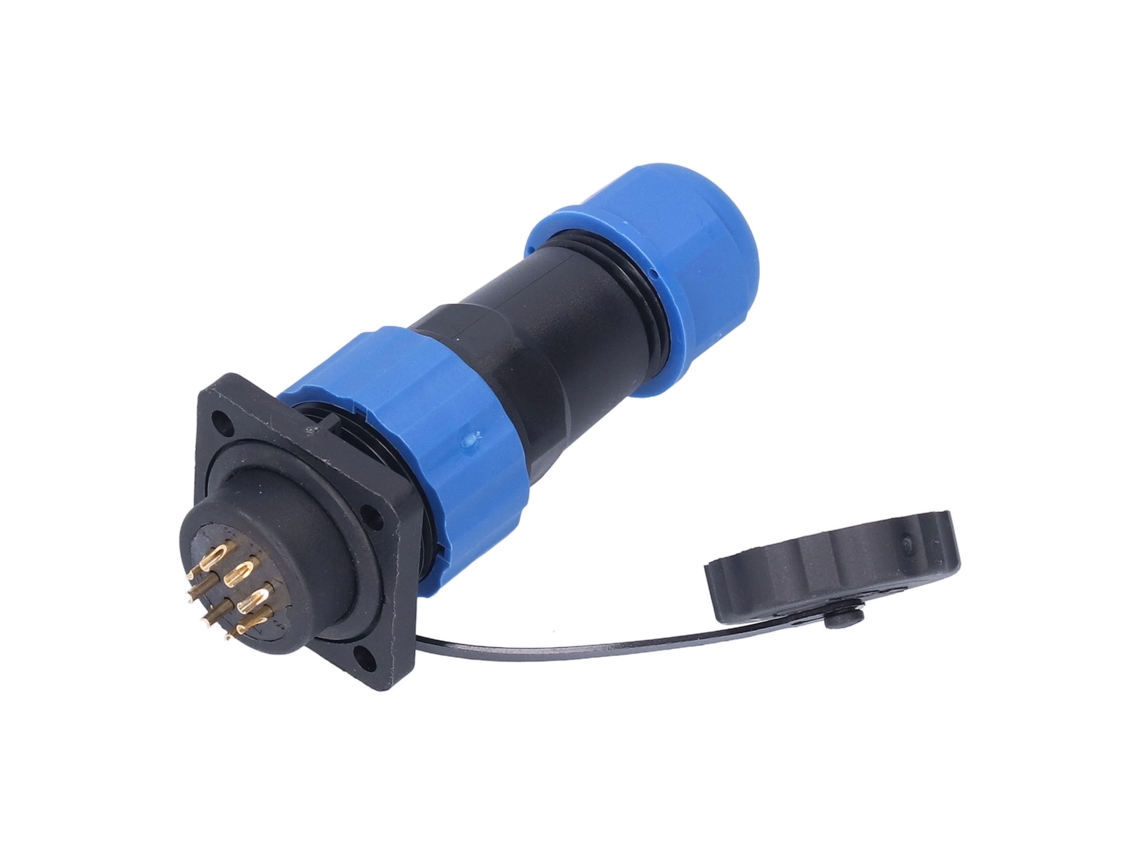 Conector de Energia IP68 Plugue Aéreo Quadrado | S/MARCA