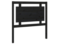 Cabeceira de Cama 95,5x4x100 Cm Pinho Maciço Marrom MAISON EXCLUSIVE
