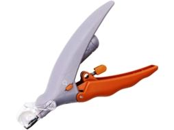 Cortador de unhas LED laranja para animais de estimação