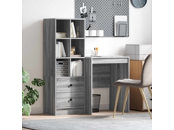 Vidaxl Mesa Cinza Sonoma 105,5 X 50 X 127 Cm 2 Unid.