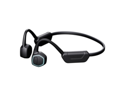 MP3 YIZHOOD Condução óssea impermeável natação HIFI com microfone preto