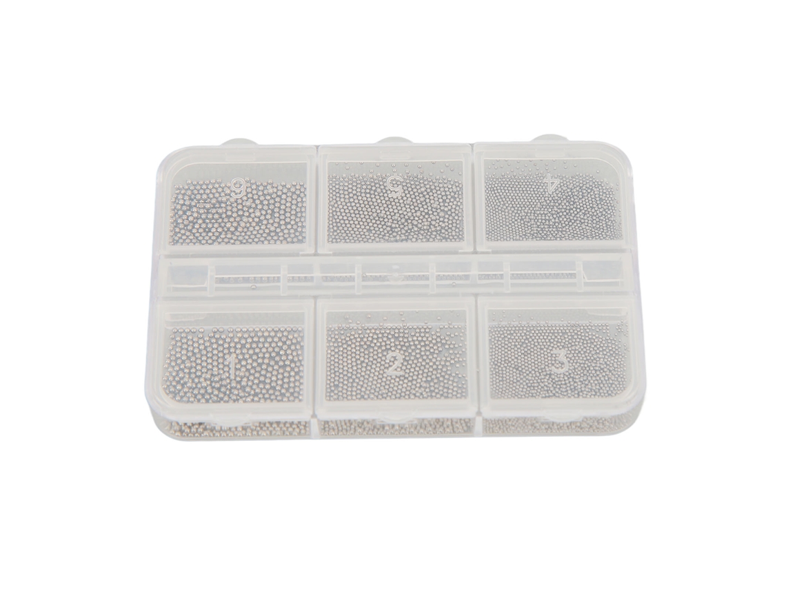 Pequenas Contas De Metal Para Arte De Unhas Diy, Decoração Exquisita Para Iniciantes E Profissionais, Preto Carbono