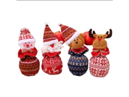 4 Sacolas de Natal em Tricô para Maçãs BRILVIBERA
