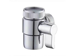 Desviador De Chuveiro De Peça Única, Válvula Desviadora De Liga Metálica, 1/2 Ips Em Latão Cromado, 3 Vias A