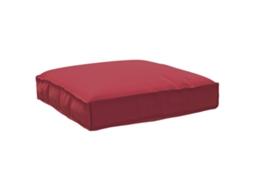 Vidaxl Almofada Tecido Oxford Vinho Vermelho 80 X 80 X 12 Cm