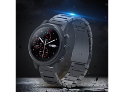 Pulseira De Aço Inoxidável Com Zíper Para Amazfit Stratos 2, Preta Olysi Shop