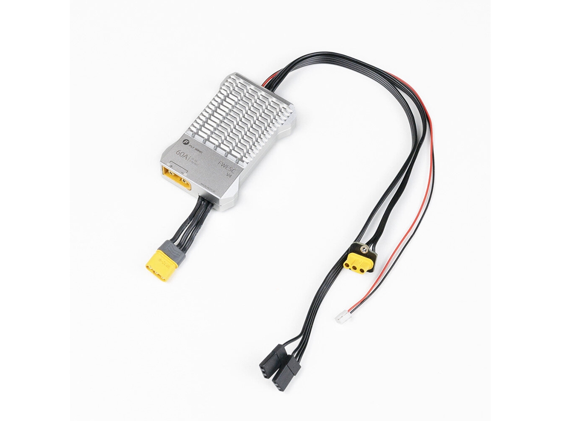 Fly Wing 6s 60a V4 450/380 Xt60 Esc Acessórios para Helicóptero RC Bell Uh 1 MDUG