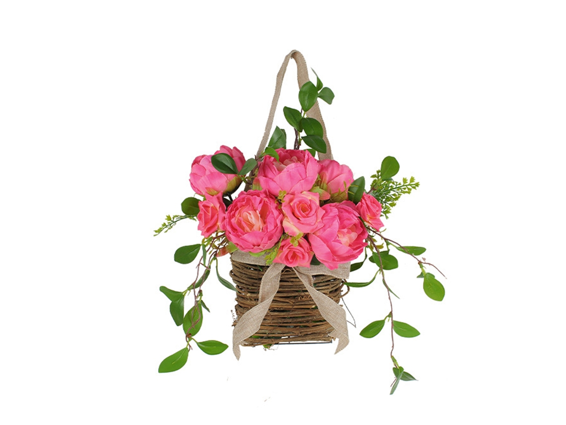 Arranjo de Rosas Artificiais para Porta LAXISCREED