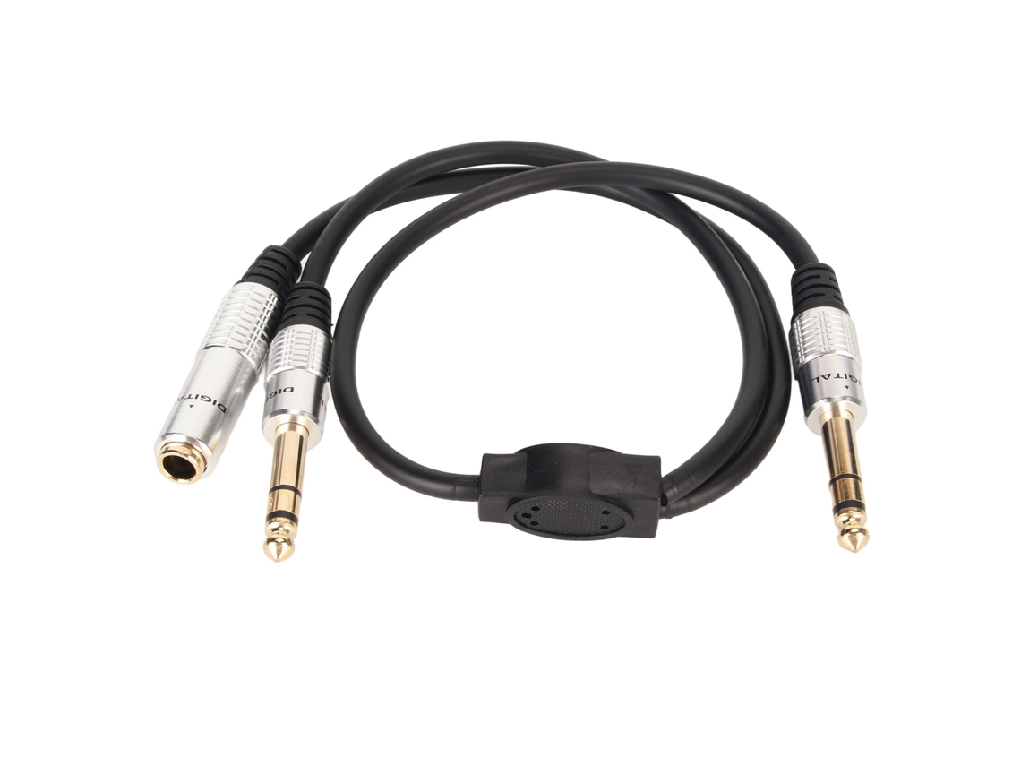 Cabo Splitter 6.35mm para Dual 6.35mm LAXISCREED